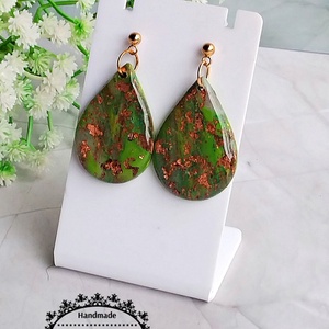 Cercei cu rășină - bijuterii - cercei - cercei din rășină - Artynos.ro