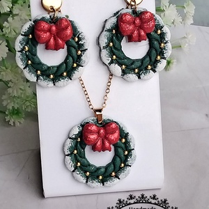 Set coronițe de Crăciun - bijuterii - seturi de bijuterii - Artynos.ro