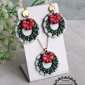 Set coronițe de Crăciun - bijuterii - seturi de bijuterii - Artynos.ro