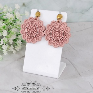 Cercei mandala, Bijuterii, Cercei, Cercei cu figurine, Lucrare cu argila, Confectionarea bijuteriilor, ARTYNOS