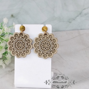 Cercei mandala - bijuterii - cercei - cercei cu figurine - Artynos.ro