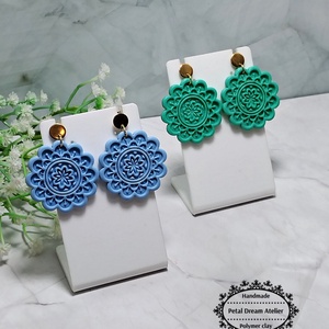 Cercei mandala - bijuterii - cercei - cercei cu figurine - Artynos.ro