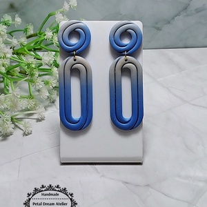 Cercei lungi ombre, , Confectionarea bijuteriilor, Lucrare cu argila, ARTYNOS