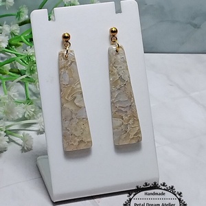 Cercei lungi cu rășină - bijuterii - cercei - cercei din rășină - Artynos.ro