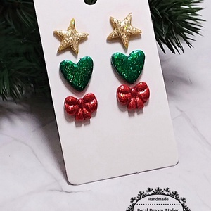 Set cercei de Crăciun - bijuterii - seturi de bijuterii - Artynos.ro