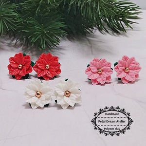 Cercei mici craciunite, Bijuterii, Seturi de bijuterii, Confectionarea bijuteriilor, Lucrare cu argila, ARTYNOS