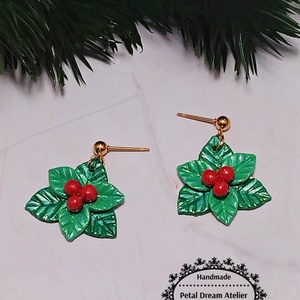 Cercei de Craciun, Bijuterii, Cercei, Cercei cu figurine, Confectionarea bijuteriilor, Lucrare cu argila, ARTYNOS