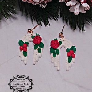 Cercei cu flori - bijuterii - cercei - cercei cu figurine - Artynos.ro