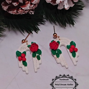 Cercei cu flori - bijuterii - cercei - cercei cu figurine - Artynos.ro