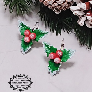 Cercei illex cu zăpadă - bijuterii - cercei - cercei cu figurine - Artynos.ro