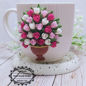 Cană cu lalele - casă & stil de viață - echipamente de bucătărie - accesorii de servire - căni - Artynos.ro