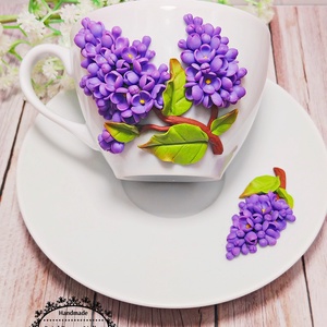 Set cu liliac - casă & stil de viață - echipamente de bucătărie - accesorii de servire - căni - Artynos.ro