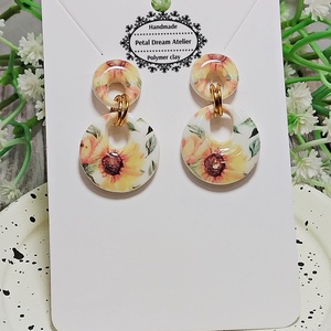 Cercei cu floarea-soarelui - Artynos.ro