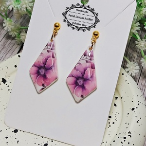 Cercei cu flori - bijuterii - cercei - cercei cu figurine - Artynos.ro