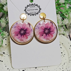 Cercei cu flori - bijuterii - cercei - cercei cu figurine - Artynos.ro