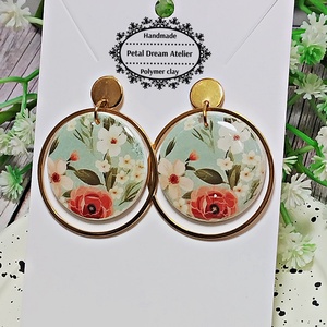 Cercei cu flori - bijuterii - cercei - cercei cu figurine - Artynos.ro