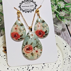 Set cu flori - bijuterii - seturi de bijuterii - Artynos.ro