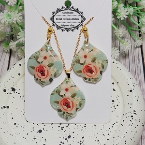 Set cu flori - bijuterii - seturi de bijuterii - Artynos.ro