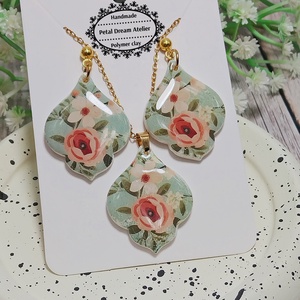 Set cu flori - bijuterii - seturi de bijuterii - Artynos.ro