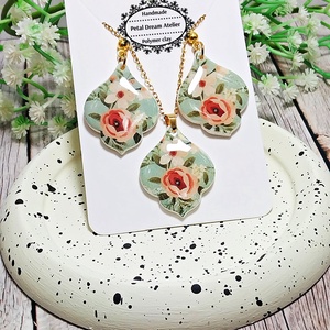 Set cu flori - bijuterii - seturi de bijuterii - Artynos.ro
