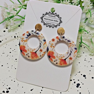 Cercei cu flori - bijuterii - cercei - cercei cu figurine - Artynos.ro