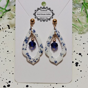 Cercei cu flori - bijuterii - cercei - cercei cu figurine - Artynos.ro