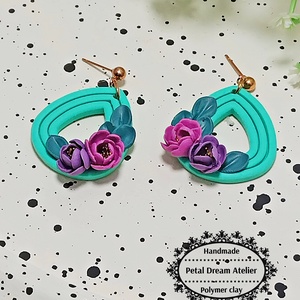 Cercei cu flori - Artynos.ro