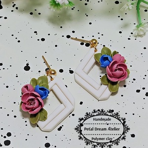 Cercei cu flori - Artynos.ro