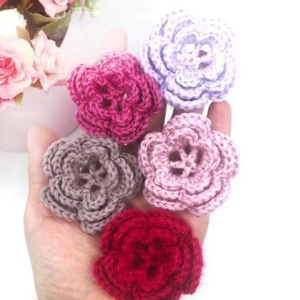 Flori / aplicatii crosetate - accessorii și unelte - accesorii pentru bijuterii - Artynos.ro