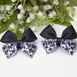 Masnis scrunchie - ornament negru, , , ARTYNOS