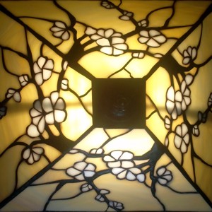 Lampă japoneză cu flori de cireș - casă & stil de viață - lămpi și corpuri de iluminat - lampă de masă - Artynos.ro