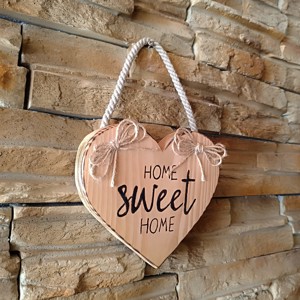 Semn de bun venit cu inscripția Home sweet home -  - Artynos.ro