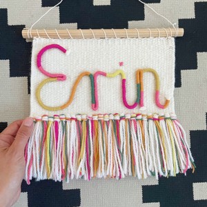 Nume unic - decorațiuni de perete țesute - casă & stil de viață - echipament pentru camera copiilor - tapiserie pentru camera copiilor - Artynos.ro