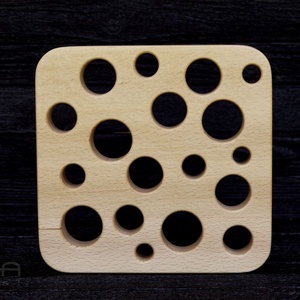  Emmental  � suport din lemn masiv de fag, pentru oale, vase fierbinți - 198 � 193 � 30mm - casă & stil de viață - echipamente de bucătărie - accesorii de servire - coastere - Artynos.ro