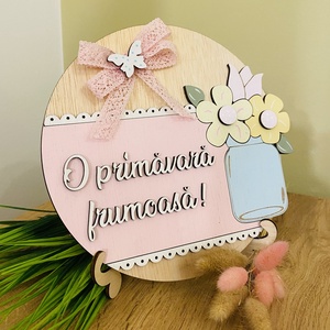 Plăcută cu mesaj pentru primavara - Artynos.ro