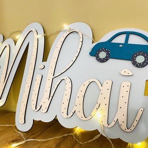 Decor cu nume, Casă & Stil de viață, Accesorii pentru decorat casa, Decorațiuni de pereți, decorațiuni suspendate, Litere decorative , Prelucrarea lemnului, Decoruri personalizate pentru camera copilului! ✨

Perfecte pentru un cadou special sau pentru a co..., ARTYNOS