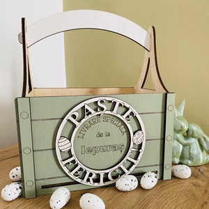 Coșuleț de Paște   - casă & stil de viață - accesorii pentru decorat casa - decorațiuni de masă și decorațiuni pentru rafturi  - cutii decor, cutii de suveniruri - Artynos.ro