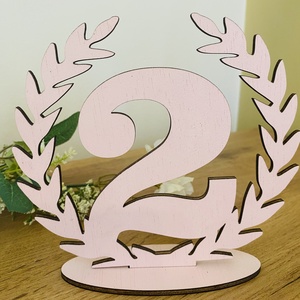 Set numere pentru masă 1-10  - accesorii nuntă - materiale decor pentru nuntă - decorațiuni pentru masa de nuntă  - Artynos.ro