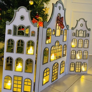 Decor pentru Craciun , Craciun, Decoratiuni de Craciun de casa, Casute decorative de Craciun, Prelucrarea lemnului, ARTYNOS