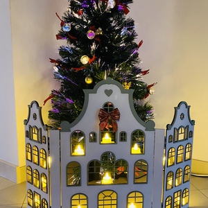 Decor pentru Crăciun  - crăciun - decorațiuni de crăciun de casă - căsuțe decorative de crăciun - Artynos.ro