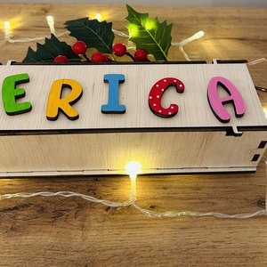 Litere din creioane cerate - crăciun - cadouri de moș crăciun - cadouri de moș crăciun - Artynos.ro