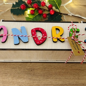 Litere din creioane cerate - crăciun - cadouri de moș crăciun - cadouri de moș crăciun - Artynos.ro