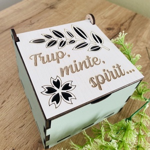 Cutie depozitare 9 sticluțe de uleiuri esențiale  - casă & stil de viață - organizare & depozitare - organizator birou - Artynos.ro