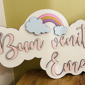 Decor cu nume, Casa & Stil de viata, Decoratiuni de casa, Decoratiuni de pereti, Litere decorative , Prelucrarea lemnului, ARTYNOS