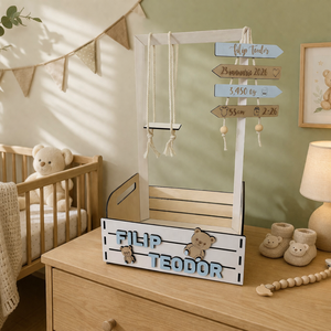 Coș personalizat pentru bebeluși  - casă & stil de viață - echipament pentru camera copiilor - decorațiuni de cameră - Artynos.ro