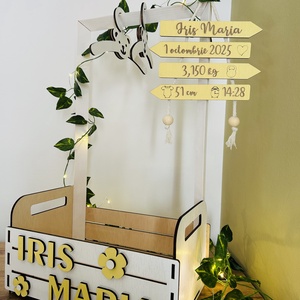 Coș personalizat pentru bebeluși  - casă & stil de viață - echipament pentru camera copiilor - decorațiuni de cameră - Artynos.ro