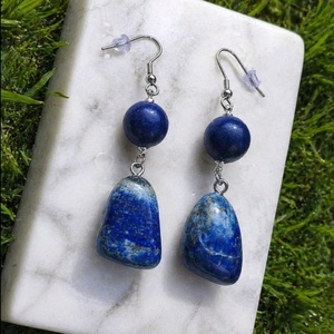 Cercei lapis lazuli, Bijuterii, Cercei, Cercei din pietre semipretioase, , ARTYNOS
