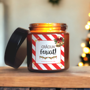 Lumanare de Craciun- 120g 200g lumanare de sarbatori fericite, Craciun, Decoratiuni de Craciun de casa, Lumanari parfumate de Craciun, , ARTYNOS