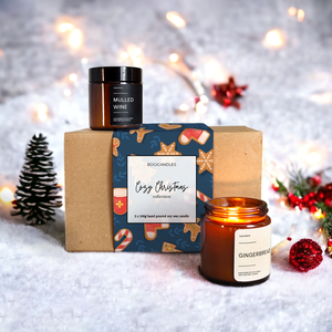 SET lumanari de Craciun - 2x 120g, lumanare parfumata cadou, Craciun - Artynos.ro