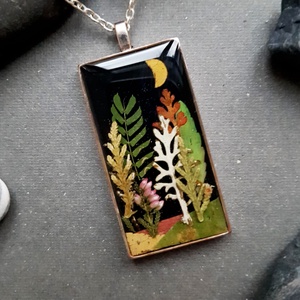 Cadou barbat Pandantiv unicat Pandantiv unisex rasina flori pandantiv copaci frunze colier flori cadou femei fiica , Bijuterii, Coliere, Pandative, Aranjament de flori, Confectionarea bijuteriilor, ARTYNOS